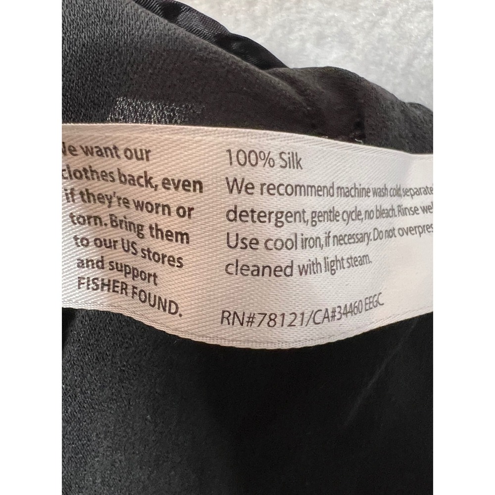 Eileen Fisher 3X Black Silk Pants Plus Size Elastic Waist Trousers‎ - Picture 10 of 14